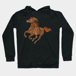 Abstract Horse Hoodie